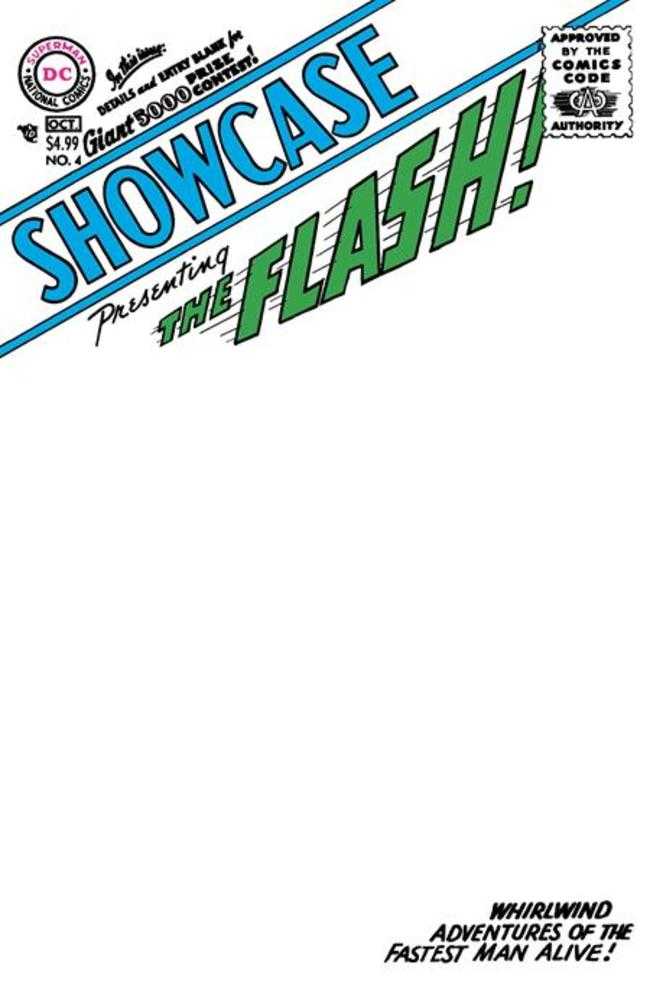 Showcase #4 Facsimile Edition Cover B Blank Variant