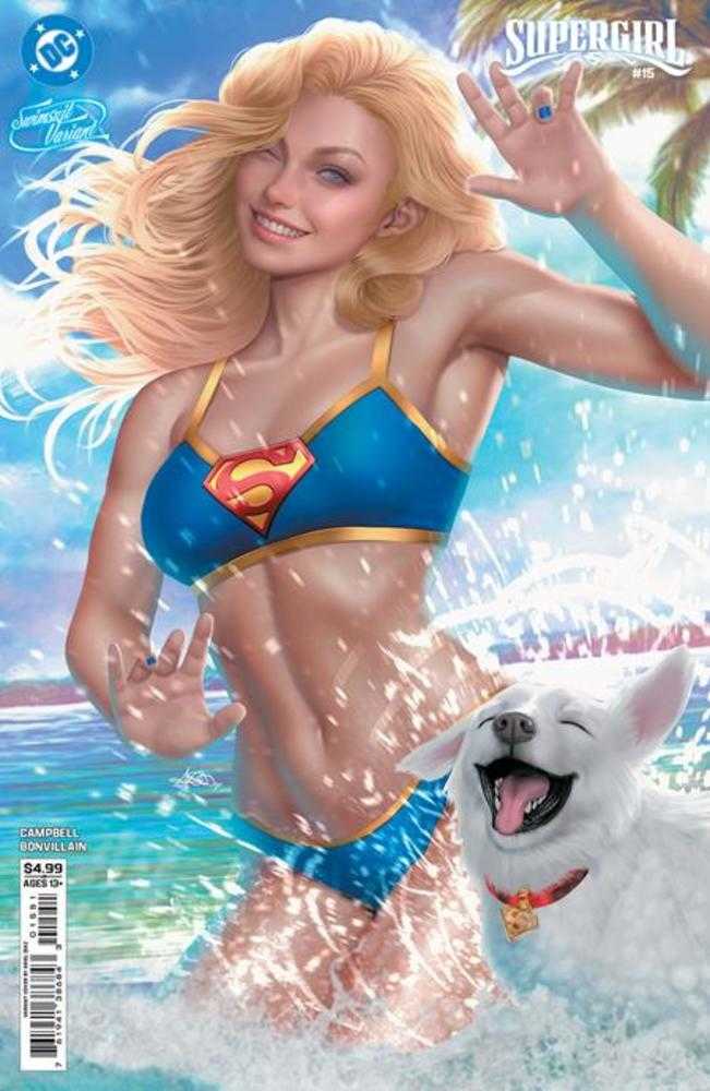 Supergirl #15 Cover E Ariel Diaz Swimsuit Variant (The Reign Of The Superboys)