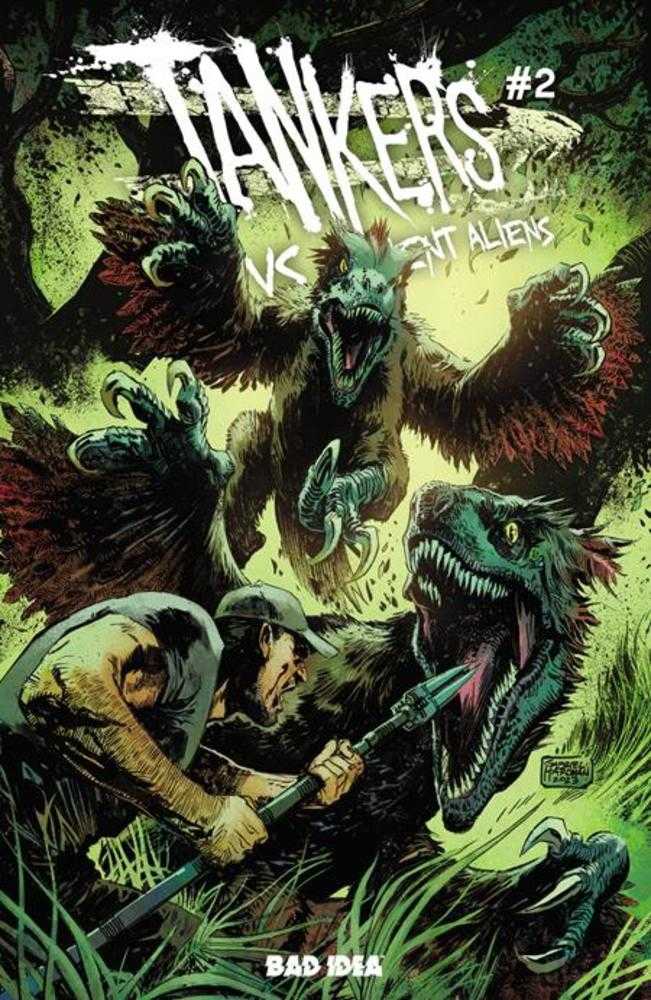 Tankers vs Ancient Aliens #2 Cover A Gabriel Hardman
