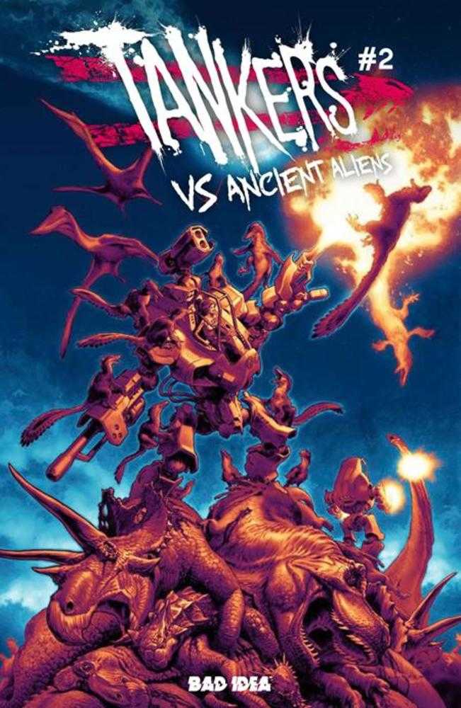 Tankers vs Ancient Aliens #2 Cover B Lewis Larosa Variant