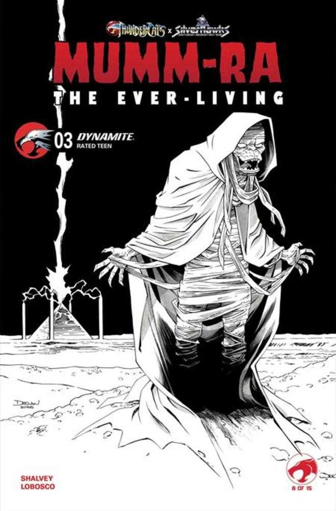 Mumm Ra The Ever Living #3 Cover L 1:7 Declan Shalvey Line Art Full Art Variant