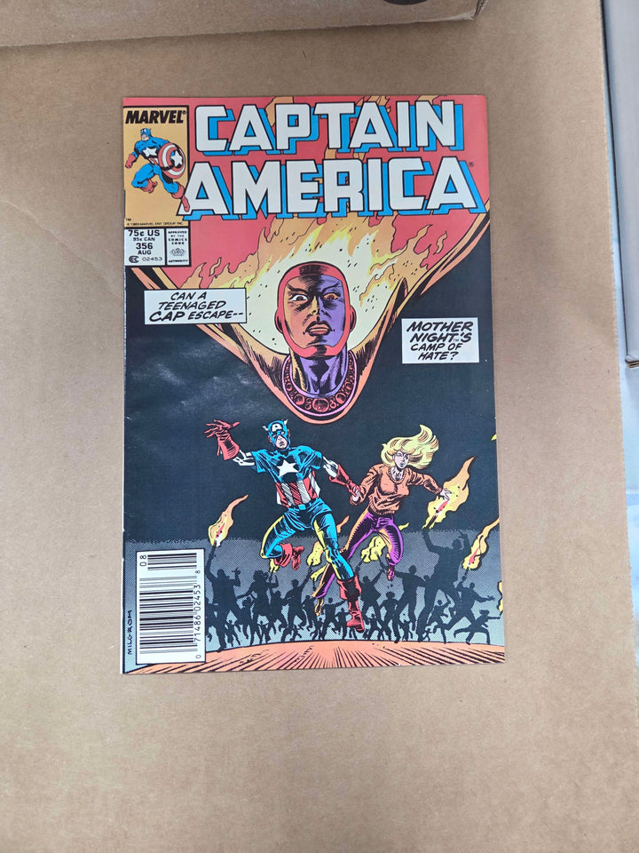 Captain America #356 - Marvel Comics - 1989