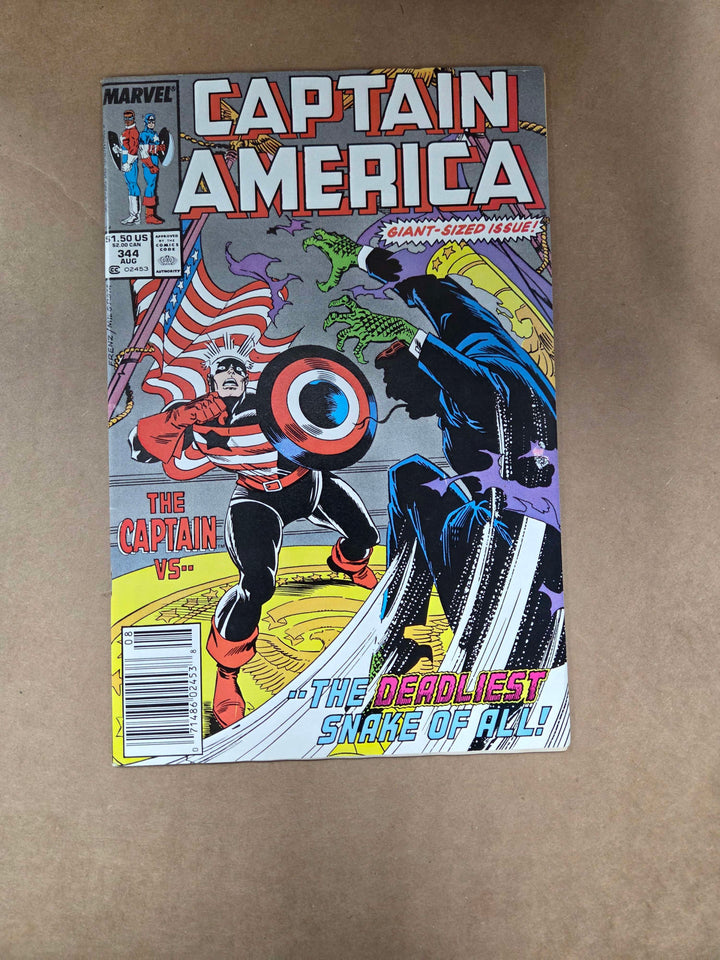 Captain America #344 - Marvel Comics - 1983