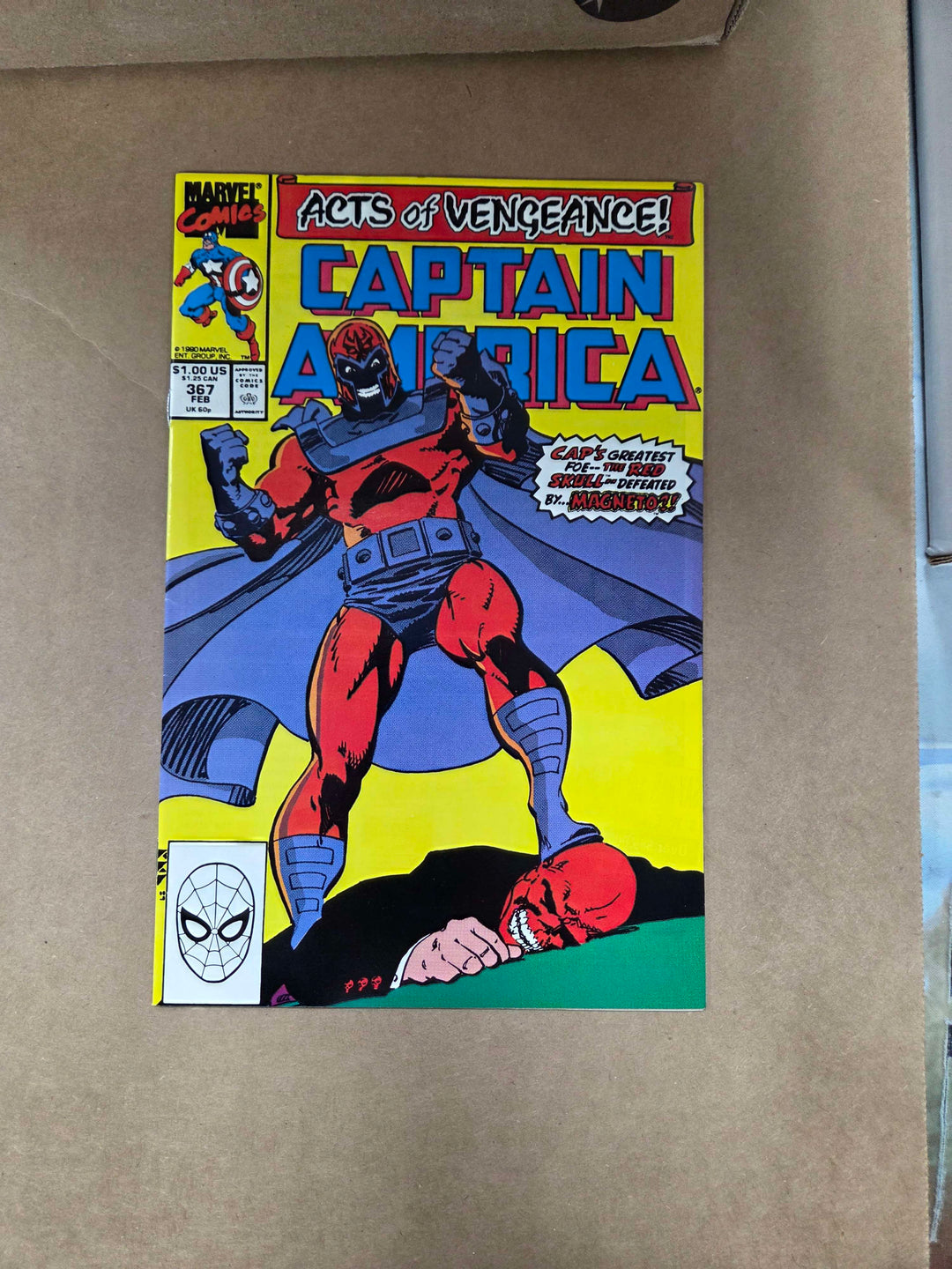 Captain America #367 - Marvel Comics - 1990