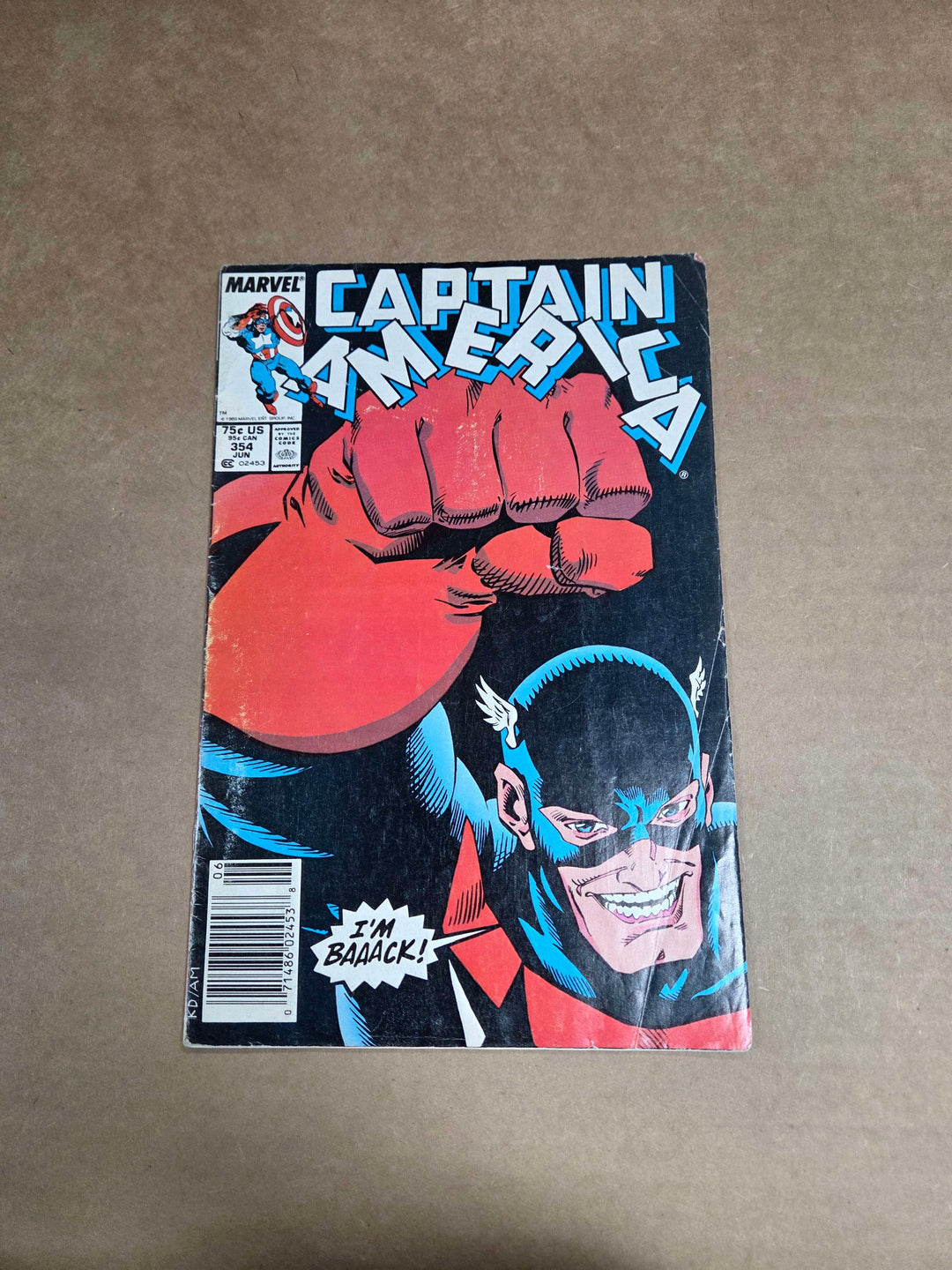 Captain America #354 - 1989 - Marvel Comics