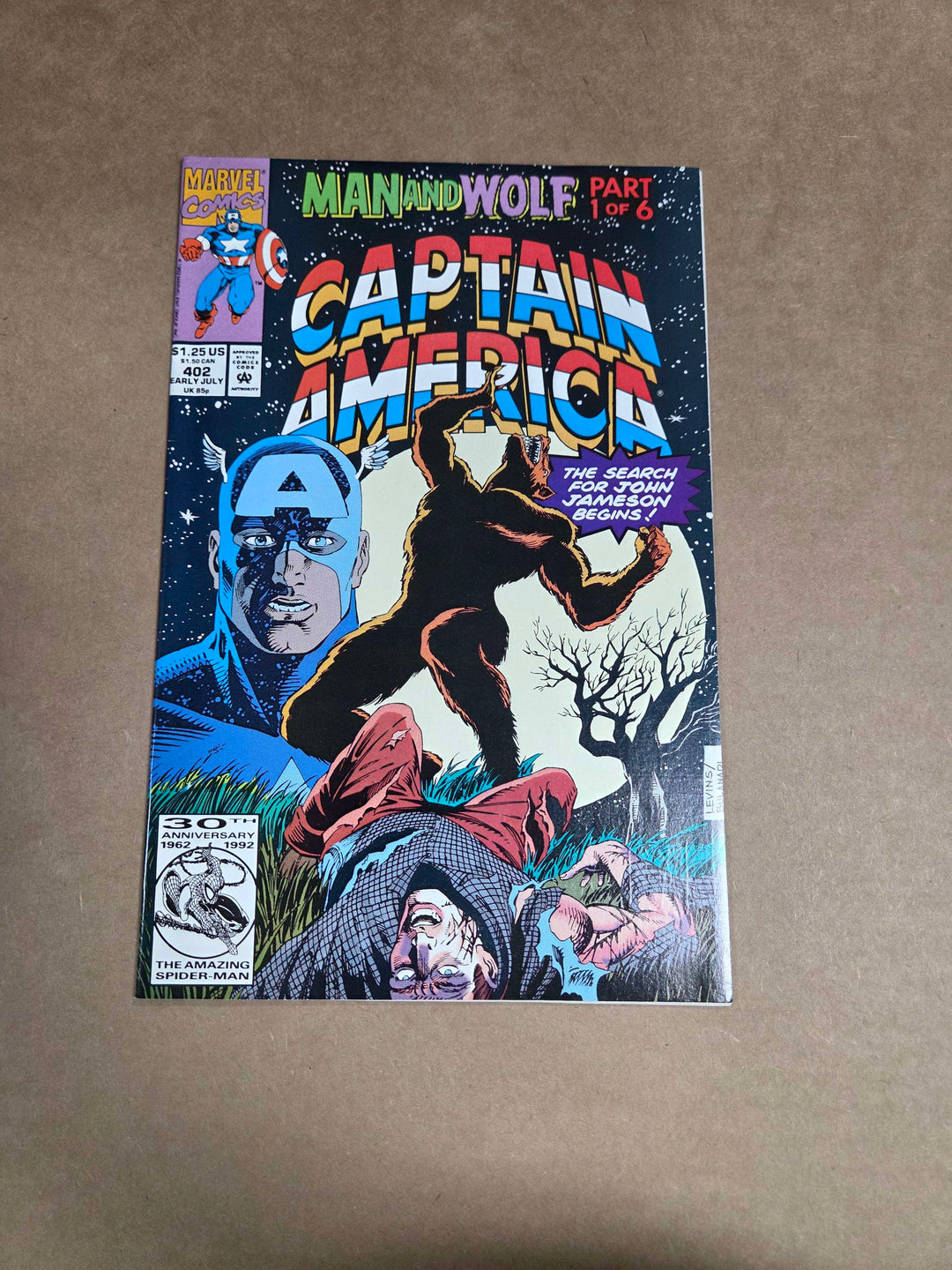 Captain America #402 - 1992 - Marvel Comics
