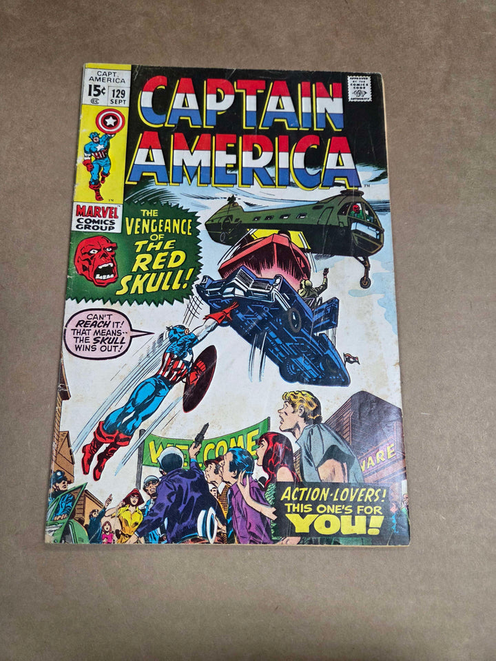 Captain America #129 - 1970 - Marvel Comics