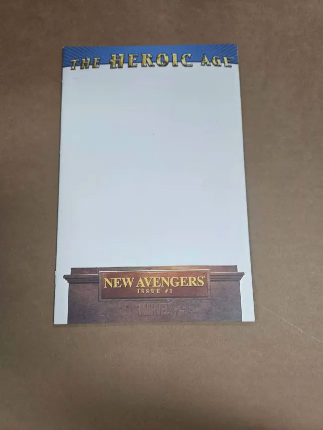 The New Avengers #1 The Heroic Age Blank Sketch - 2010 - Marvel Comics