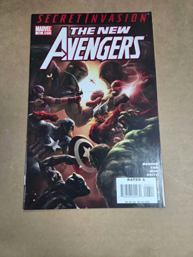 The New Avengers Secret Invasion #43 - 2008 - Marvel Comics