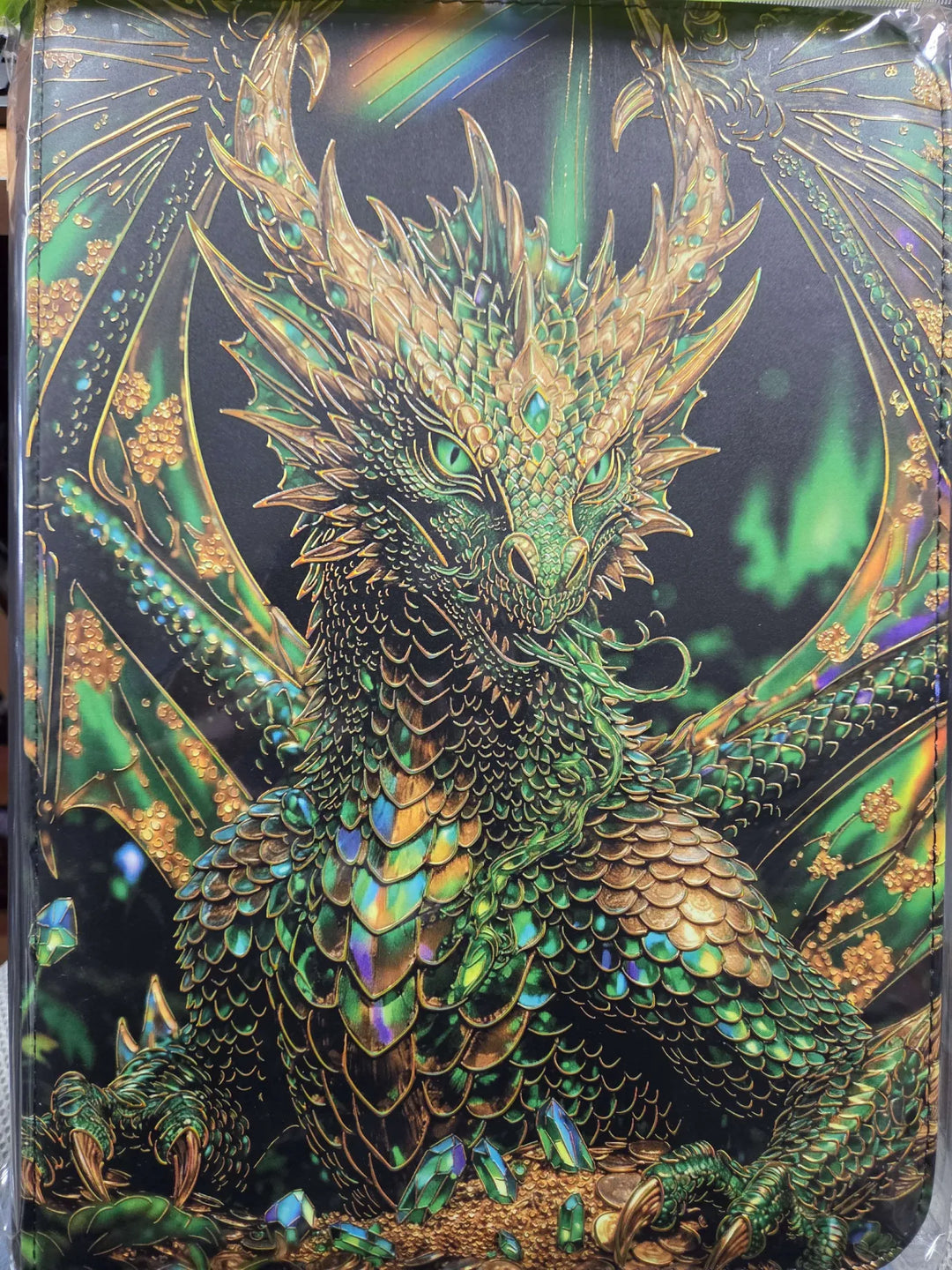 Emerald Canopy Hoarder Maggot Labs™ 9-Pocket Zippered Binder