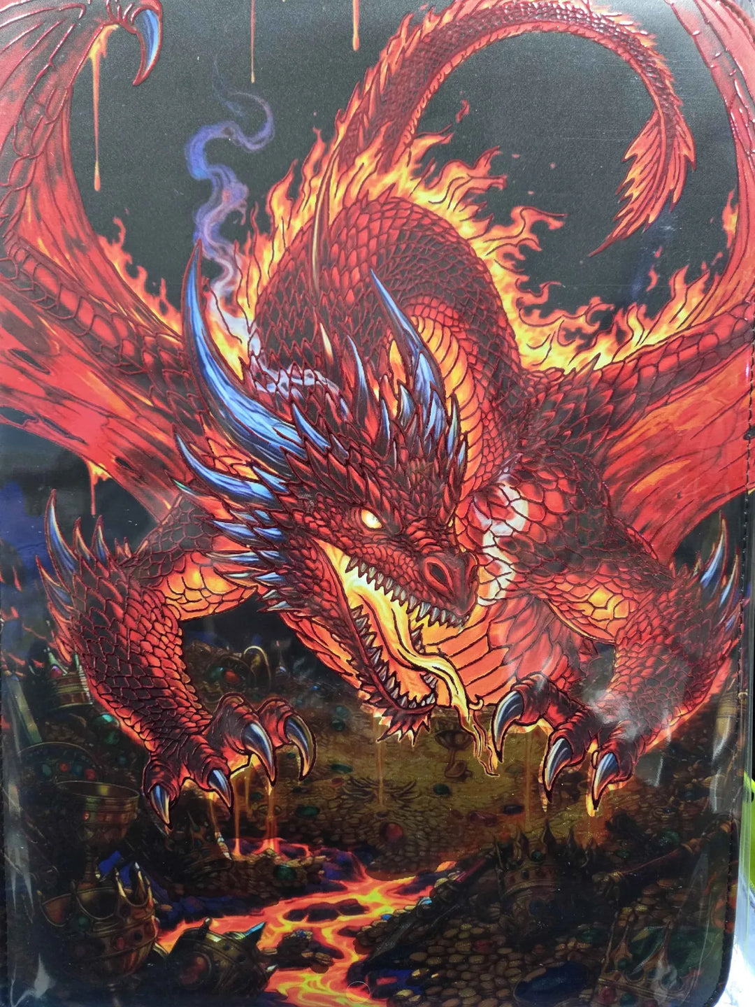 Crimson Horde Tyrant Maggot Labs™ 9-Pocket Zippered Binder