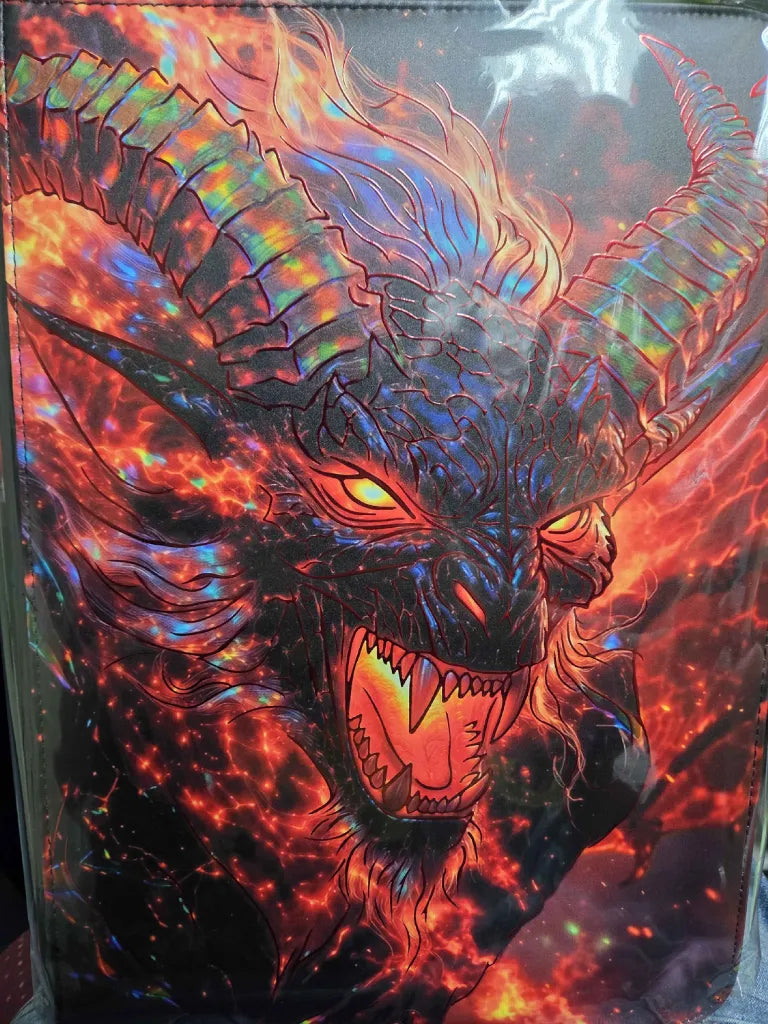 Shadow and Flame Maggot Labs™ 9-Pocket Zippered Binder