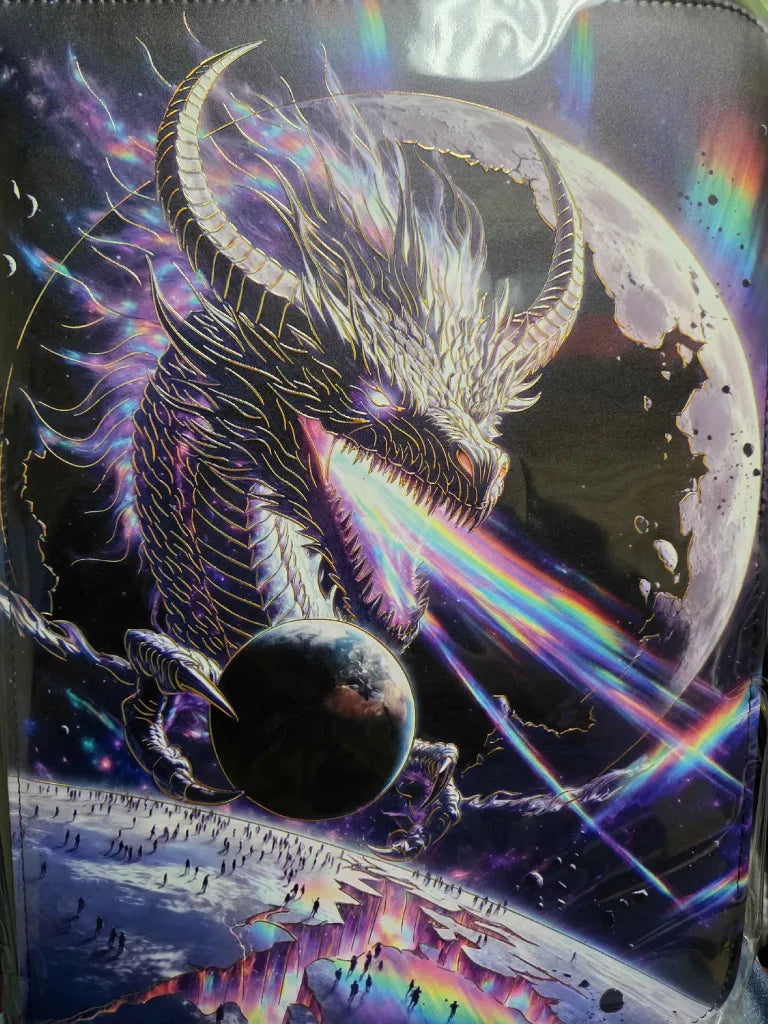 Lunar Maw - The Earth Devourer Maggot Labs™ 9-Pocket Zippered Binder