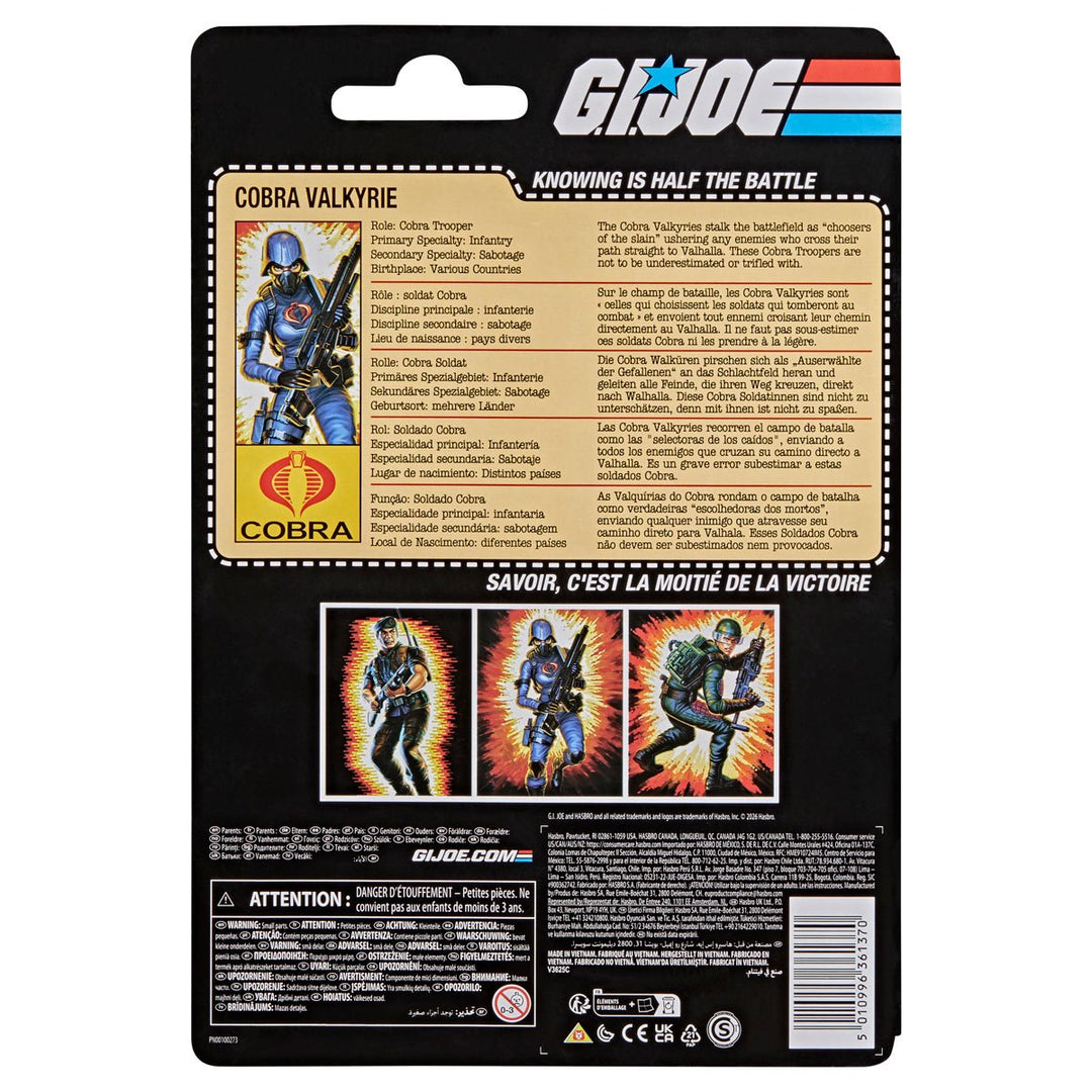 G.I. Joe Classified Series Retro Cardback Cobra Valkyrie 6-Inch Action Figure