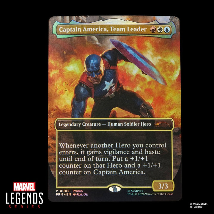 Marvel Super Heroes Magic: The Gathering Marvel Legends Series Captain America (Avengers: Twilight) 6-Inch Action Figure