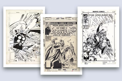 Marvel Masterworks: Original Art Reproduction Prints — Set of 3 — publisher preview artwork