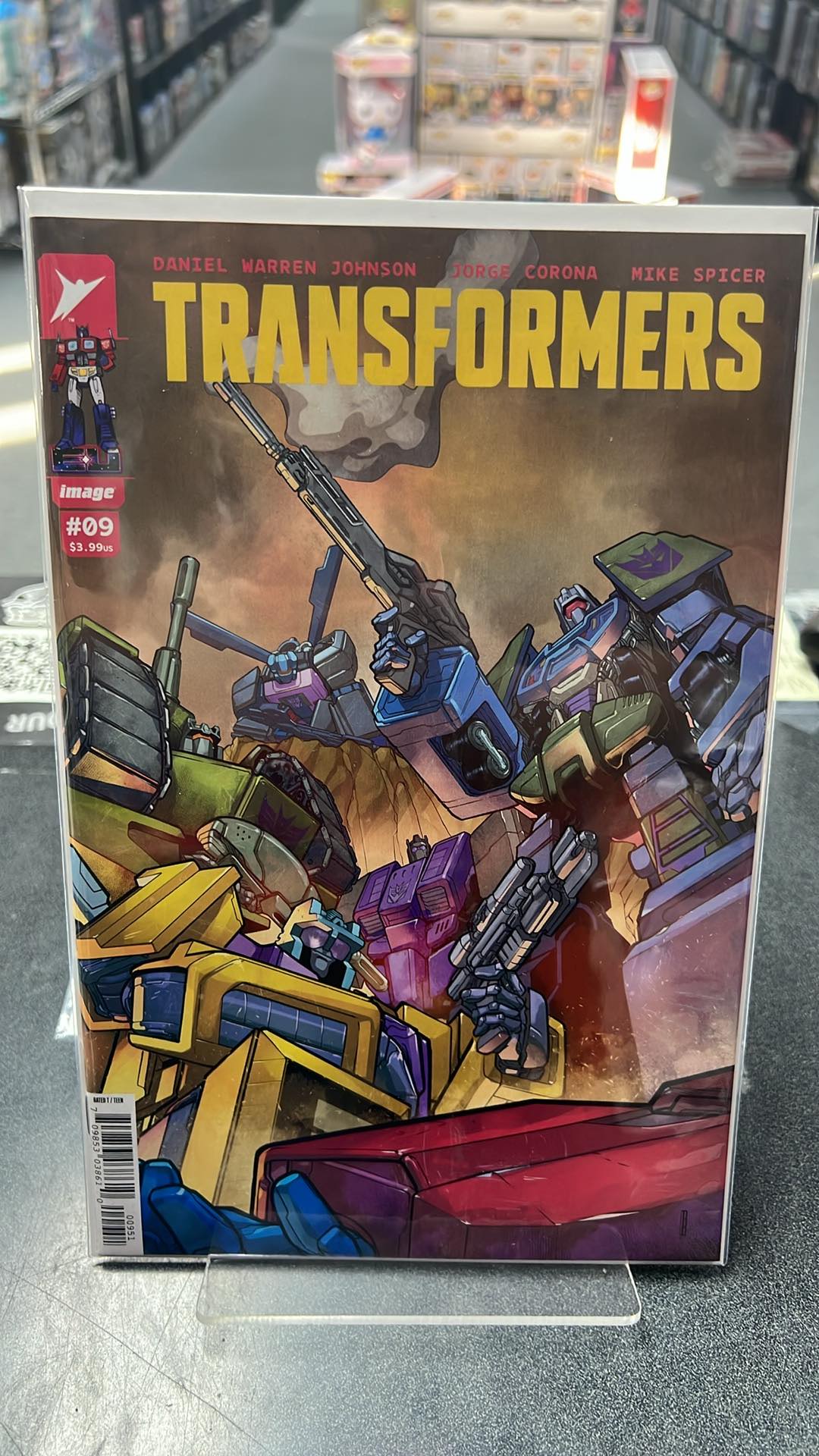 Transformers #9 Cover E 1 in 50 David Baldeon Variant