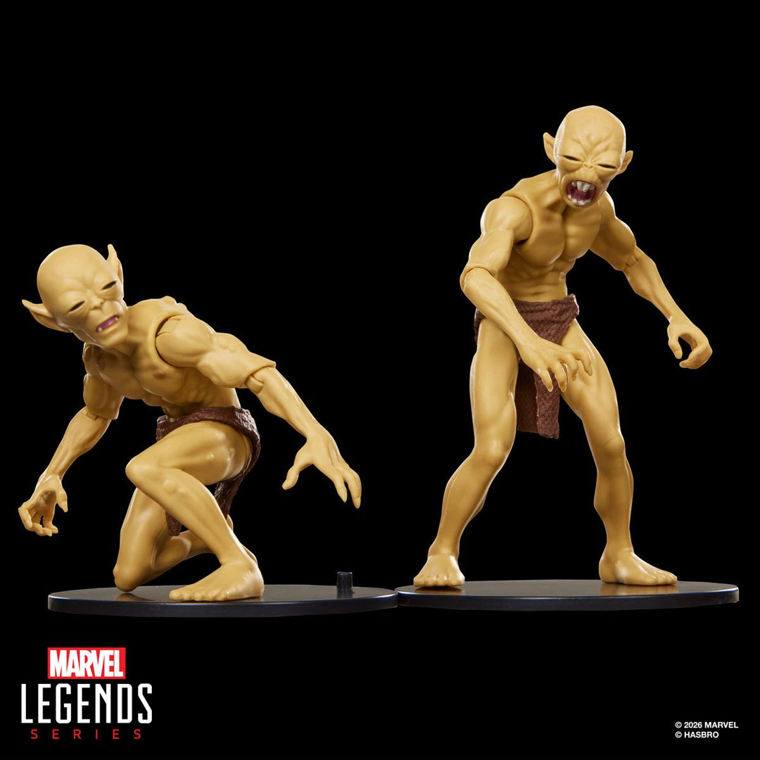 Fantastic Four Marvel Legends Series Mole Man & Moloids 6-Inch Action Figures