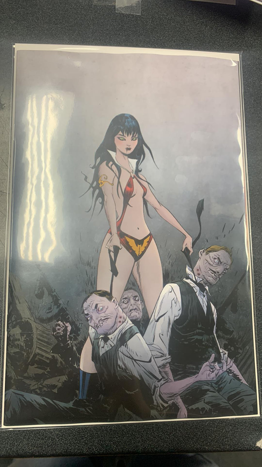 Vampirella vs Superpowers #1 Cover Z 10 Copy Foc Variant Edition Lee Virg