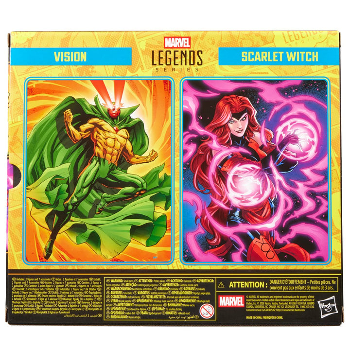 Avengers: The Crossing Marvel Legends Series Vision & Scarlet Witch 6-Inch Action Figures