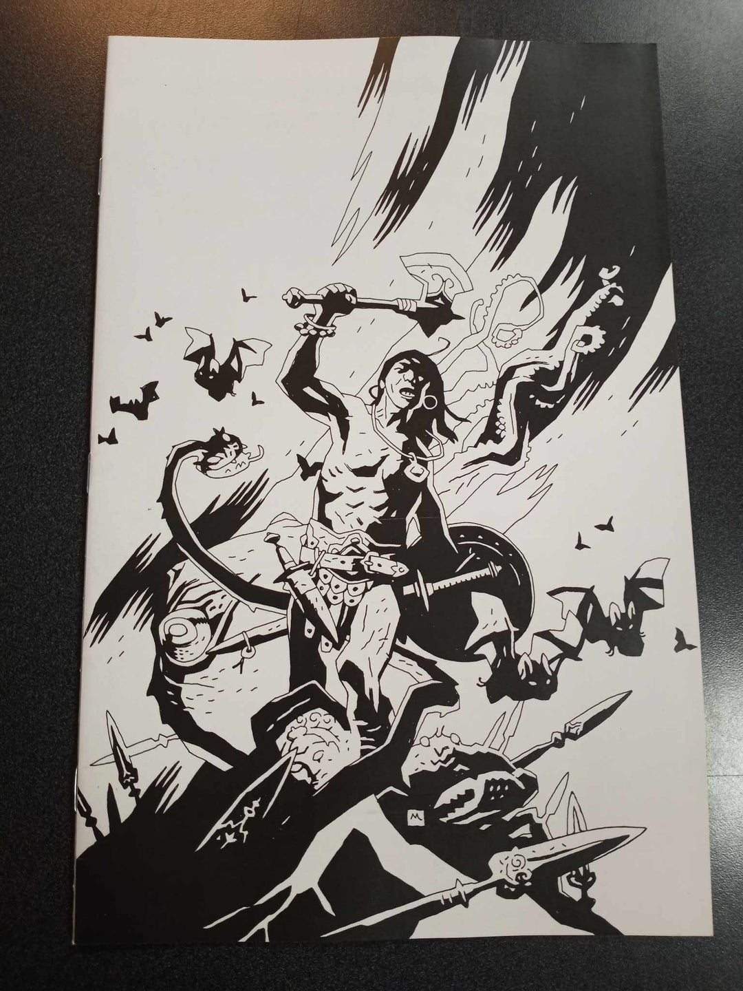 Conan the Barbarian #1 Cover L 50 Copy Variant Edition Mignola Virgin Black & White (Mr