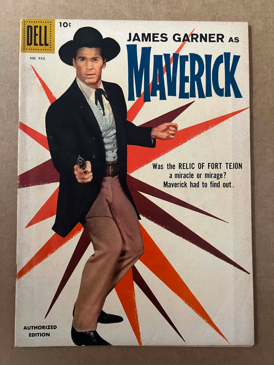Dell Comics #930 James Garner Maverick Cover