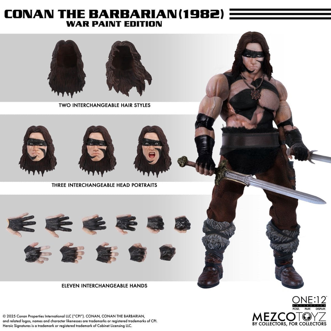 Conan The Barbarian (1982): War Paint Edition One:12 Collective Action Figure