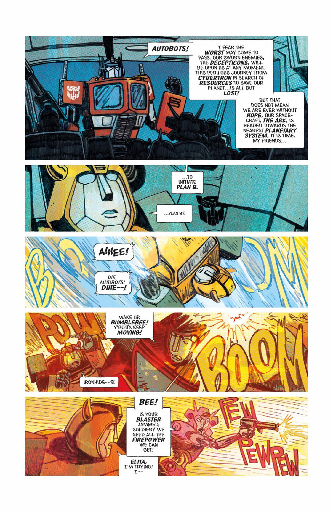 Transformers: Bumblebee - Lost Planet #1 - publisher preview 2