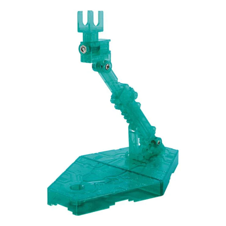 Bandai Sparkle Clear Green Action Base 2 Display Stand 1/144