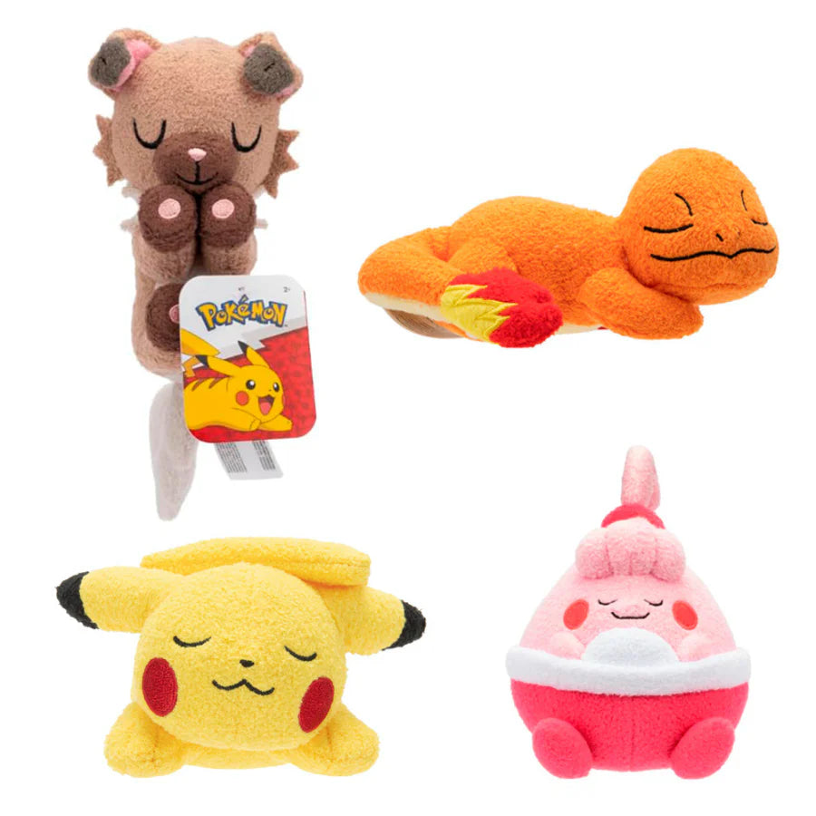 Assorted Sleeping Pokemon Plush