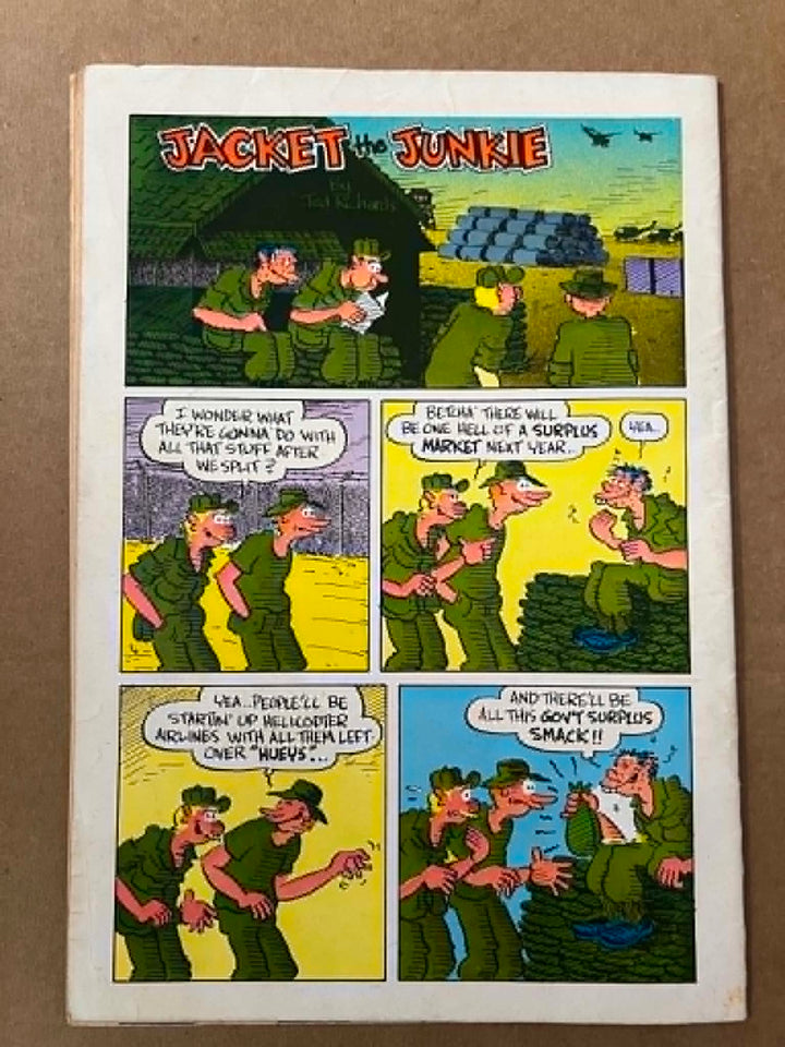 Last Gasp Eco Funnies Comic "Dopin' Dan" by Ted Richards 1973