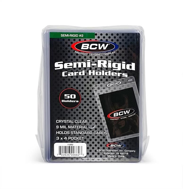 BCW Semi-Rigid Card Holder No. 2