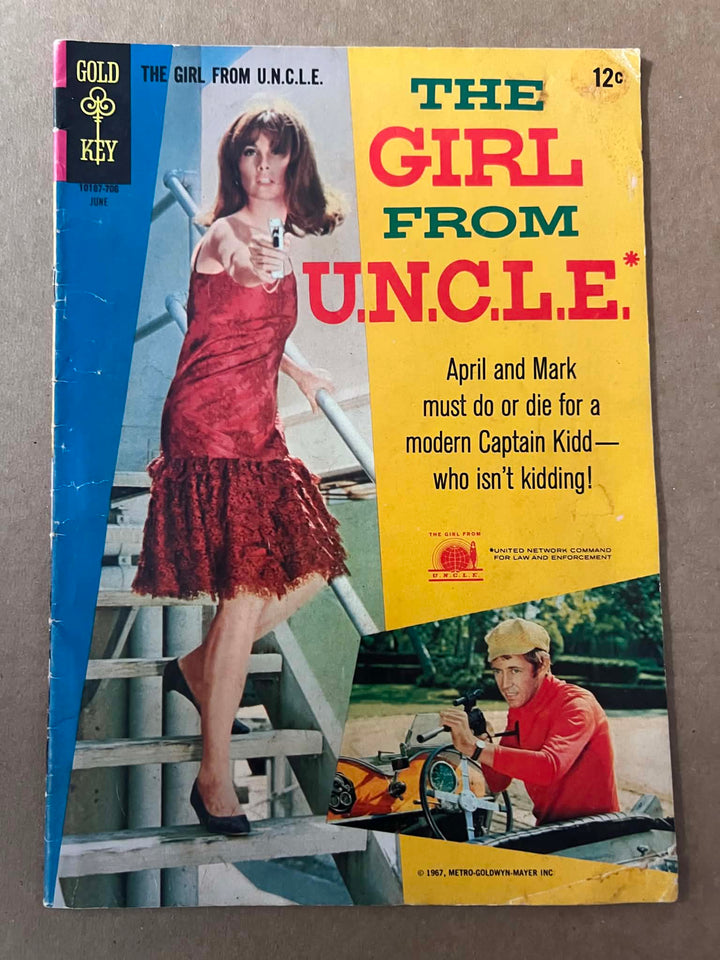 Gold Key Girl From U.N.C.L.E. #3 Silver Age 1967