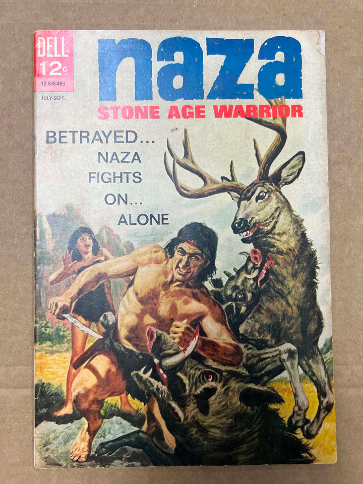 Dell Comics Naza Stone Age Warrior #3 April 1964