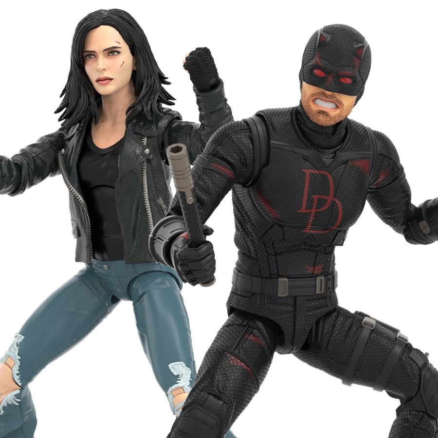 Daredevil: Born Again Marvel Legends Series Daredevil & Jessica Jones 6-Inch Action Figures