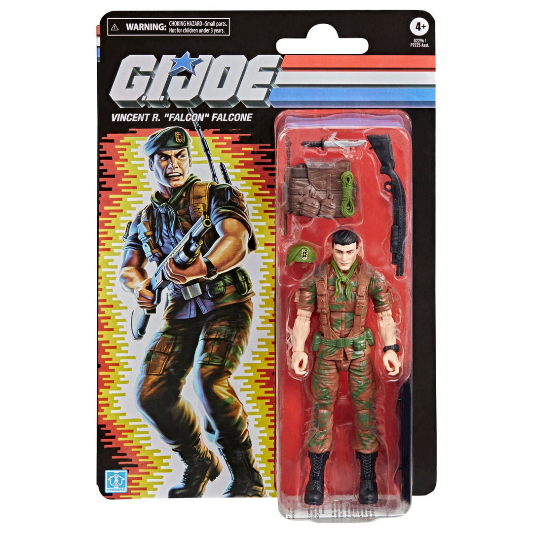 G.I. Joe Classified Series Retro Cardback Vincent R. Falcon Falcone 6-Inch Action Figure