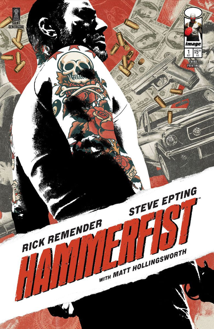 Hammerfist #1 third printing — publisher-supplied cover