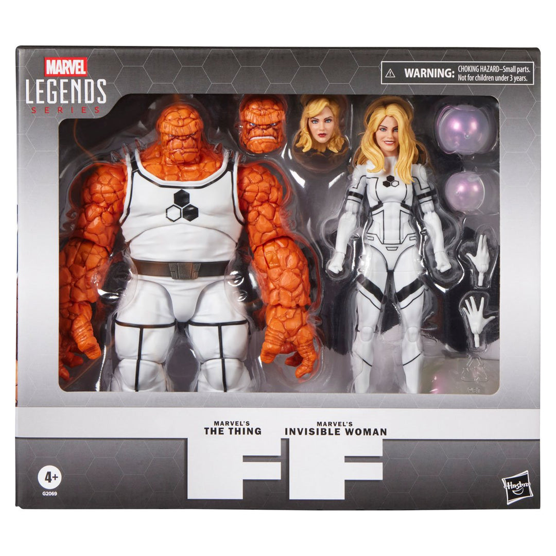 Marvel Legends Series Future Foundation The Thing & Invisible Woman 6-Inch Action Figures