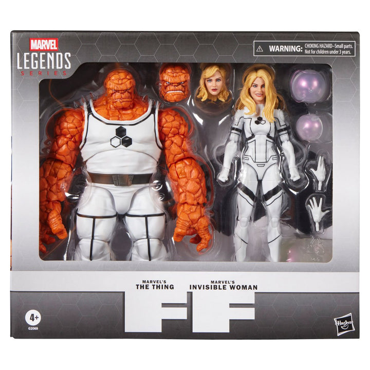 Marvel Legends Series Future Foundation The Thing & Invisible Woman 6-Inch Action Figures