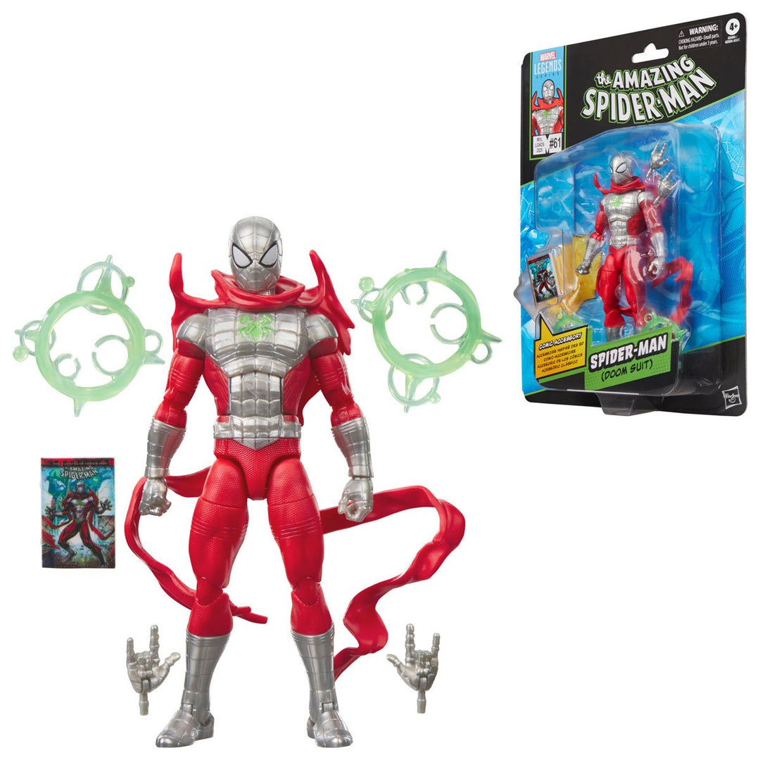 Marvel Legends Series Comics-Inspired Spider-Man (Doom Suit) 6-Inch Action Figure