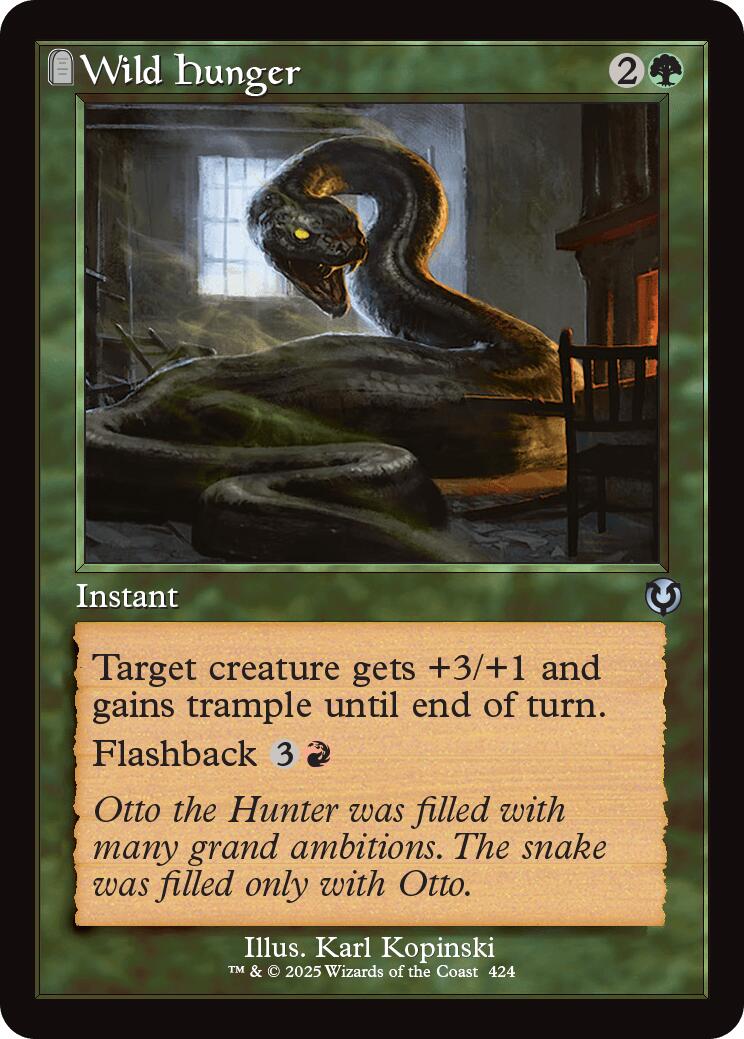 Wild Hunger (Retro Frame)