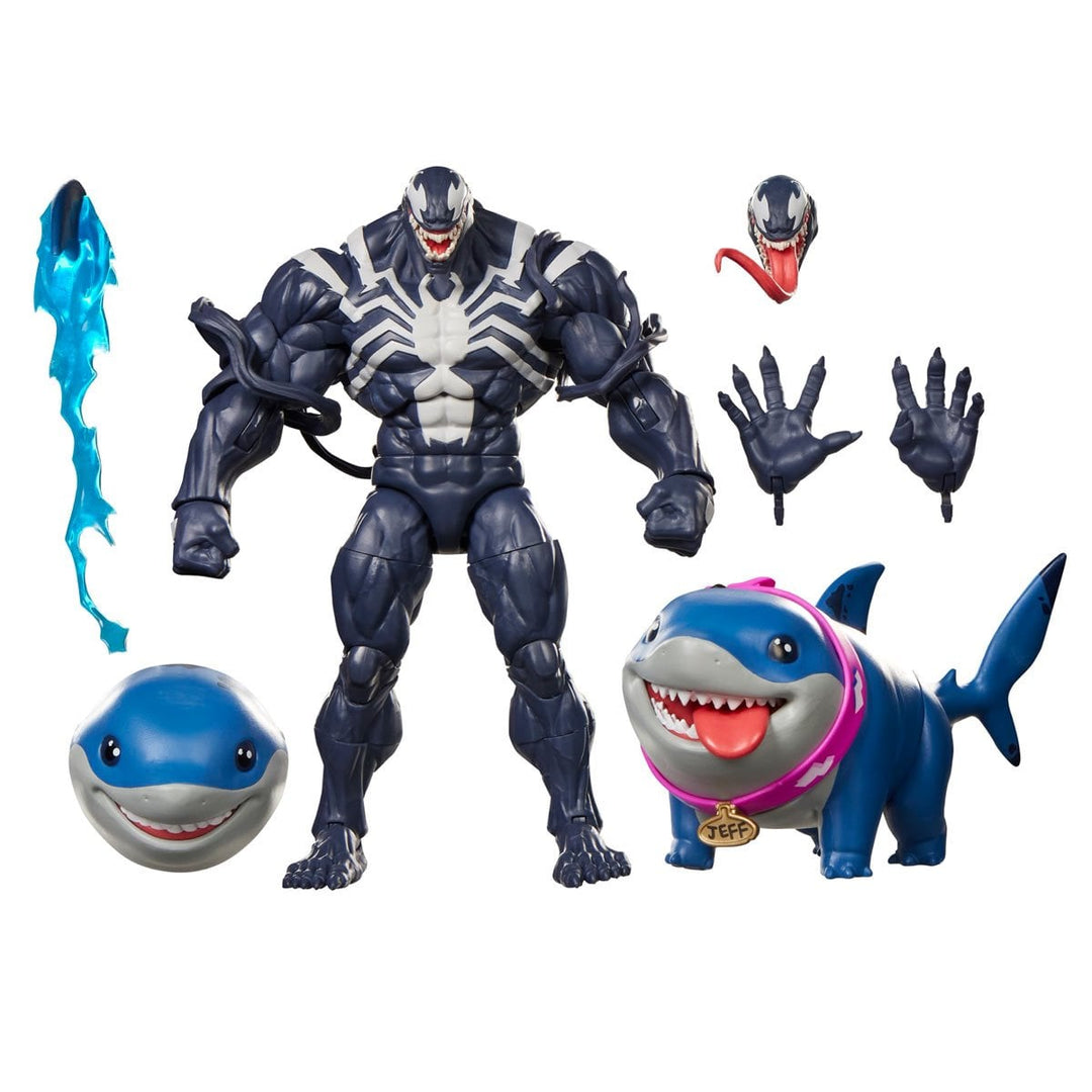 Marvel Legends Series Marvel Rivals Venom & Jeff the Land Shark 6-Inch Action Figures