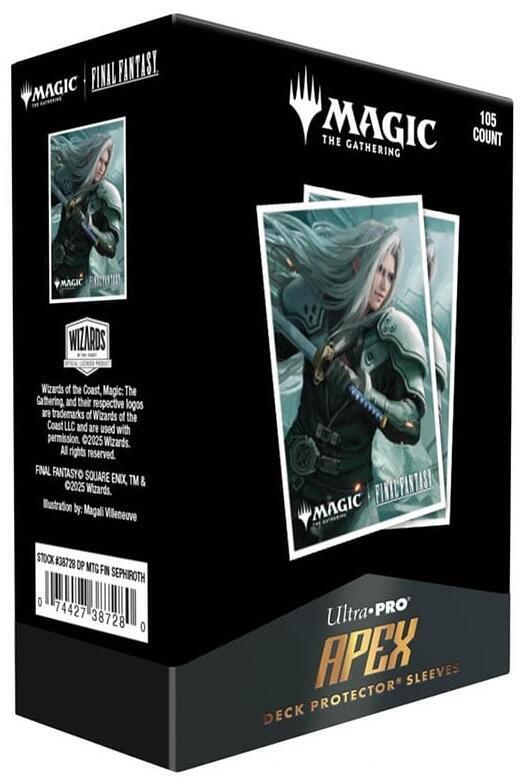 FINAL FANTASY Sephiroth (Wisnu Tan) - APEX Deck Protector Sleeves for Magic: The Gathering - 2 (105-pack) - Ultra Pro Card Sleeves