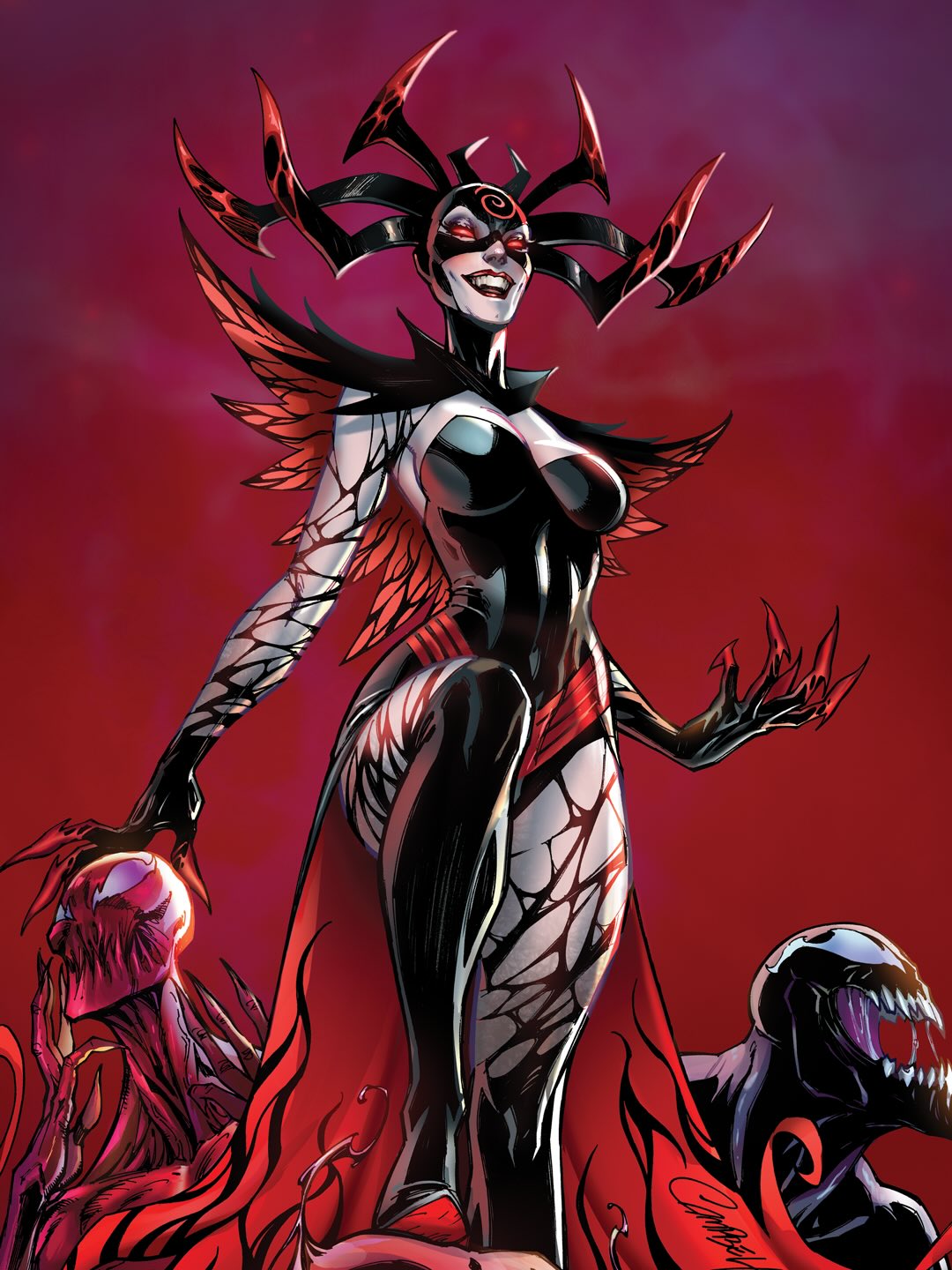 Queen In Black #1 J. Scott Campbell Full Art Variant (PRESALE 7/1/26)