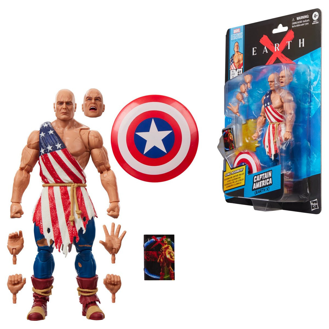 Marvel Legends Series Comics-Inspired Captain America (Earth-X) 6-Inch Action Figure