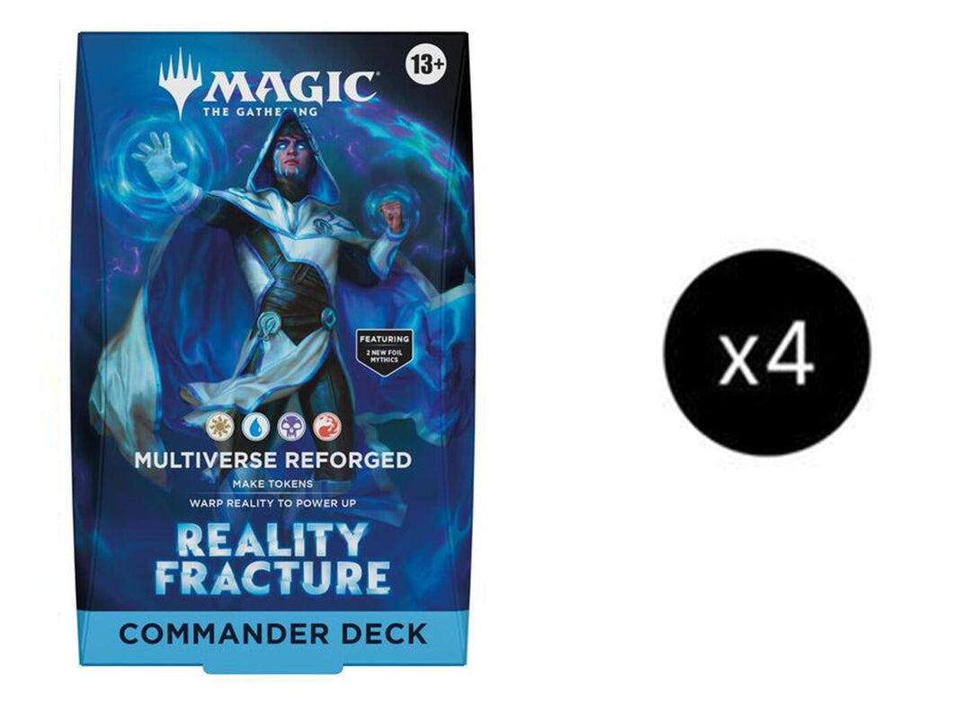 Reality Fracture Commander Deck - Multiverse Reforged Case (4 Decks)