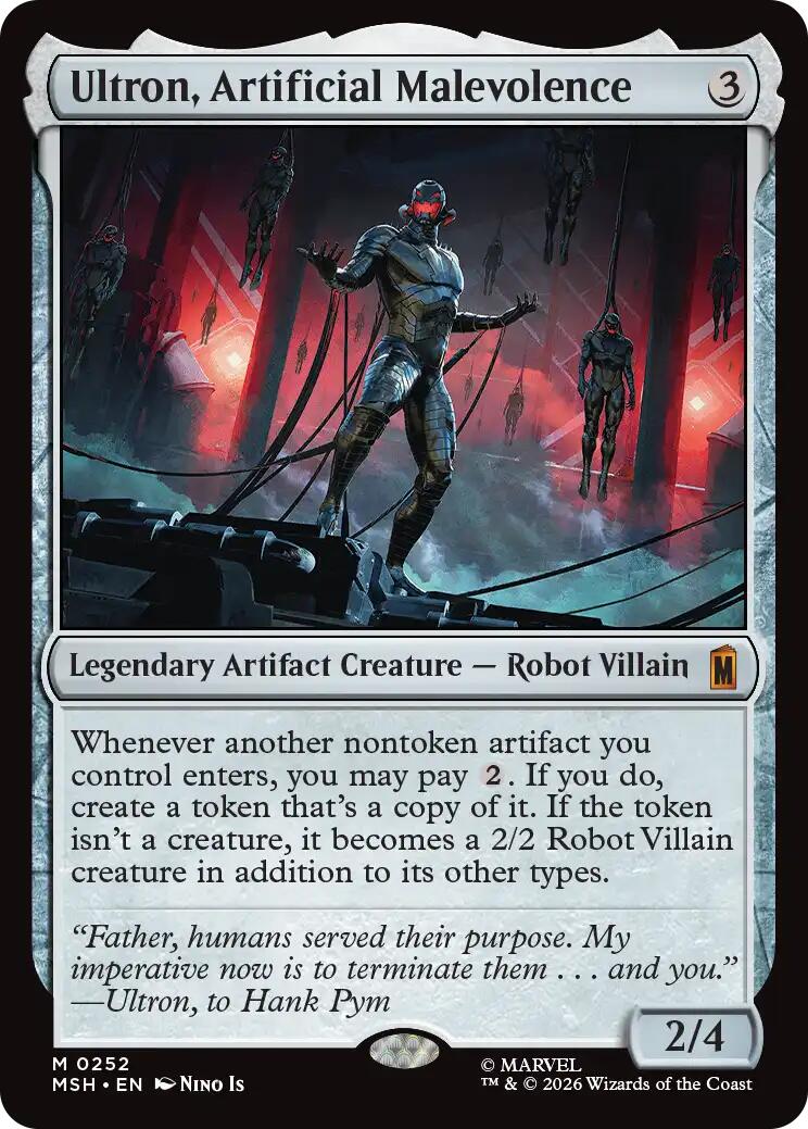Ultron, Artificial Malevolence