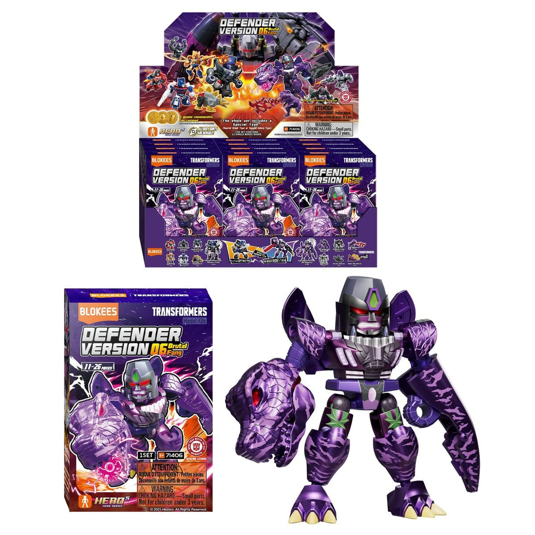 Transformers Defender Version 06 Brutal Fang Mini Model Kit