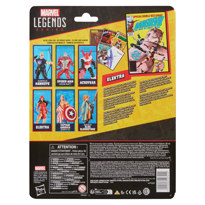 Marvel Legends Series Comics-Inspired Elektra 6-Inch Action Figure