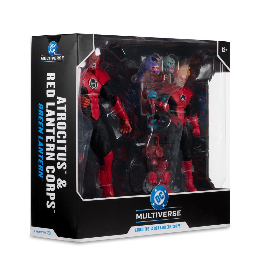 DC Multiverse Atrocitus Megafig and Red Lantern Corps Green Lantern 7-Inch Scale Action Figure 2-Pack